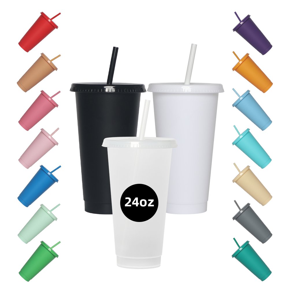 Wholesale Color Changing Cups with Lids,Reusable Magic Drinkware for Modern Brands