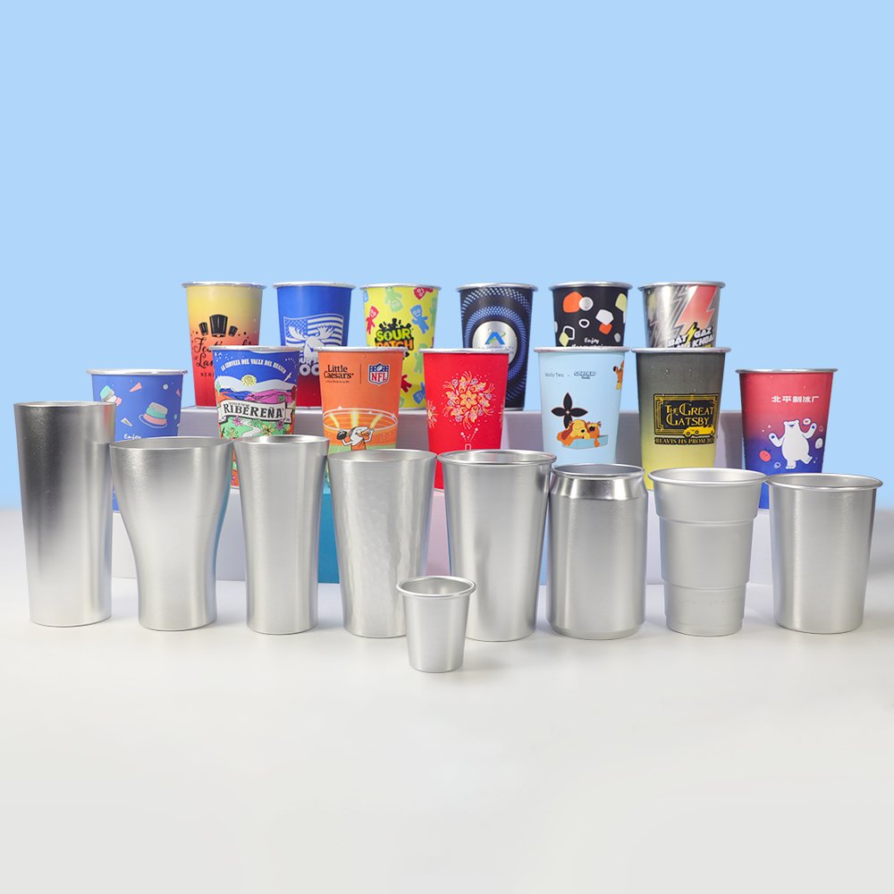 Heat Sensitive Metal Coffee Cups