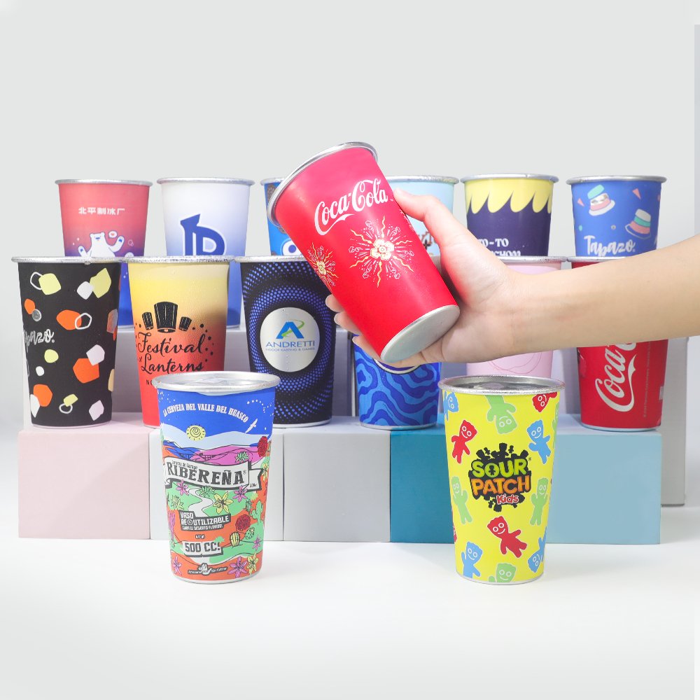 Bulk Cold Activated Color Changing Aluminum Cups